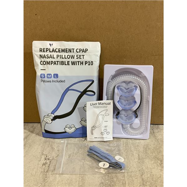 Replacement CPAP Nasal Pillow Set Compatible With P10