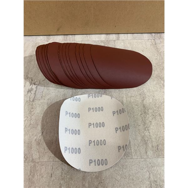 20 Pcs P1000 Sanding Discs Round