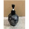 Image 3 : Black Ceramic Sugar Skull Soap Dispenser