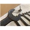 Image 3 : Vintage Heavy-Duty Open-End Wrench Set w/ Wrench Rack