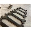 Image 4 : Vintage Heavy-Duty Open-End Wrench Set w/ Wrench Rack