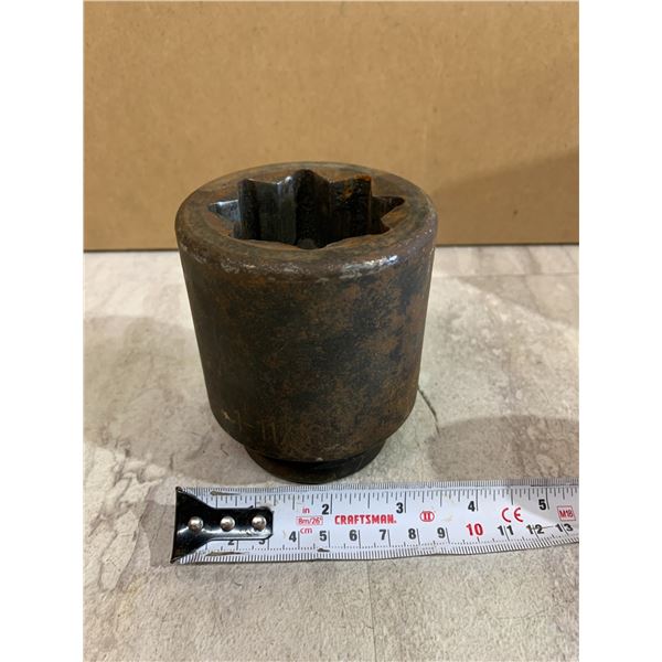 Massive 1-11/16 in Industrial 8 Point Impact Socket - Heavy Equipment Tool