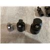 Image 5 : Lot of 3 Swivel Sockets & 3 Socket Adapters