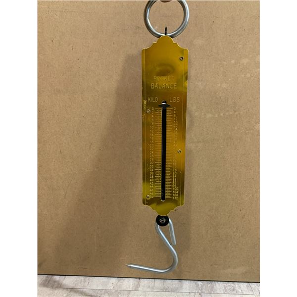 Luggage / Fishing Handheld  Weigh Scale Brass