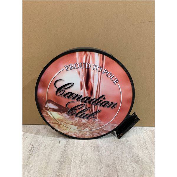 Canadian Club Double-Sided Lightbox - One Side Damaged