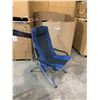 Image 1 : Woods Kootenay High Back Camping Chair - Blue