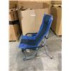 Image 5 : Woods Kootenay High Back Camping Chair - Blue