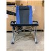 Image 7 : Woods Kootenay High Back Camping Chair - Blue