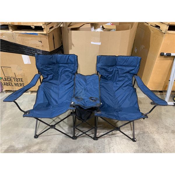 Double Foldable Camping Chair w/ Bag