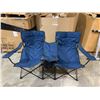 Image 1 : Double Foldable Camping Chair w/ Bag