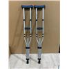 Image 1 : Foldable and Extending Aluminum Crutches