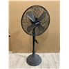Image 1 : Black - Hampton Bay Industrial Style Fan - Cast Iron Base