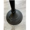 Image 3 : Black - Hampton Bay Industrial Style Fan - Cast Iron Base