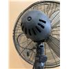 Image 5 : Black - Hampton Bay Industrial Style Fan - Cast Iron Base