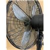 Image 8 : Black - Hampton Bay Industrial Style Fan - Cast Iron Base