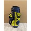 Image 1 : Dunlop JR Kids Golf Bag - Blue / Yellow / Built in Stand