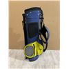 Image 3 : Dunlop JR Kids Golf Bag - Blue / Yellow / Built in Stand