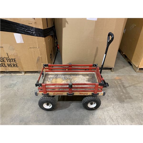 Red Express Wagon - Air Filled Tires