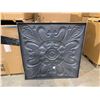 Image 4 : Large Vintage Style Pressed Metal Ceiling Tile Wall Art
