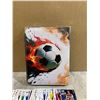 Image 5 : Soccer Sports Card Binder w/ 50 Topps Soccer Cards