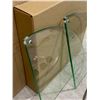 Image 3 : 2 Pack of Glass Corner Shower Shelfs