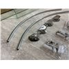 Image 5 : 2 Pack of Glass Corner Shower Shelfs