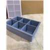 Image 3 : Lot of 3 Silicone Molds / Trays w/ Lids