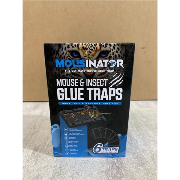 Mousinator Mouse & Insect Glue Traps - 6 Pack