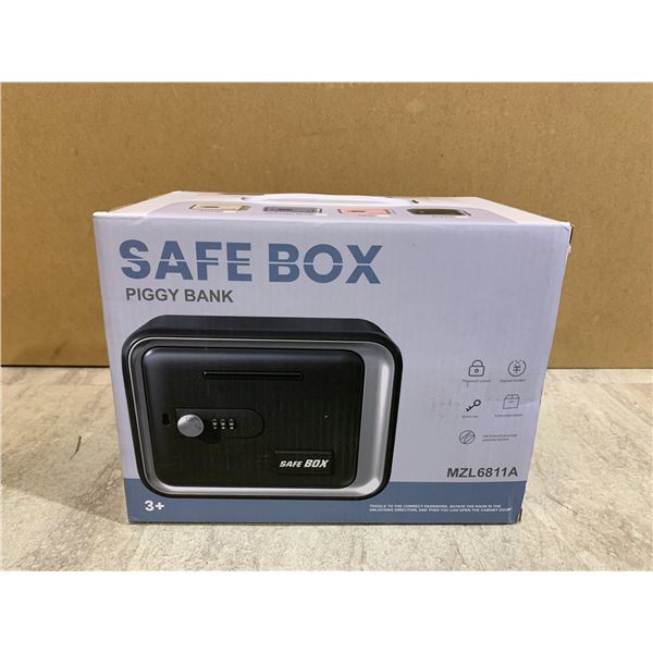 Safe Box Piggy Bank Black Colour