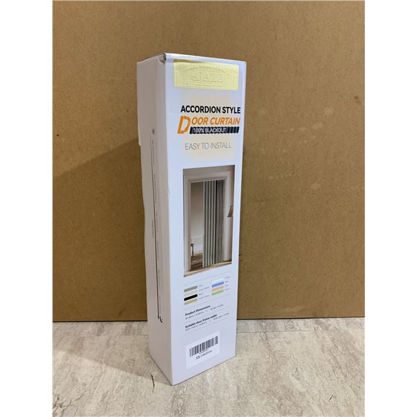 Accordion Style Door Curtain - 100% Blackout