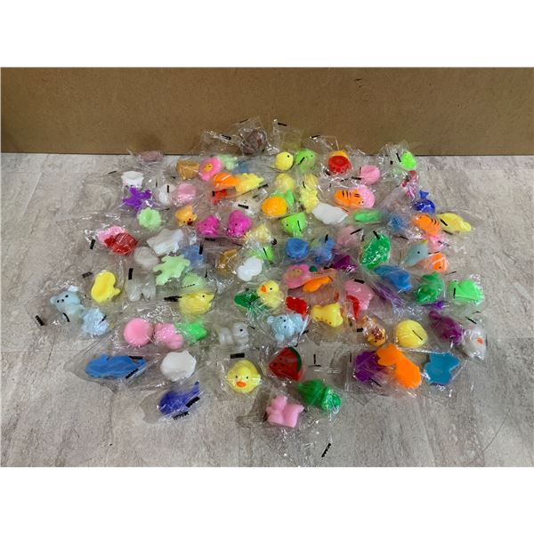 Large Bag of Over 60 Squishee Toys