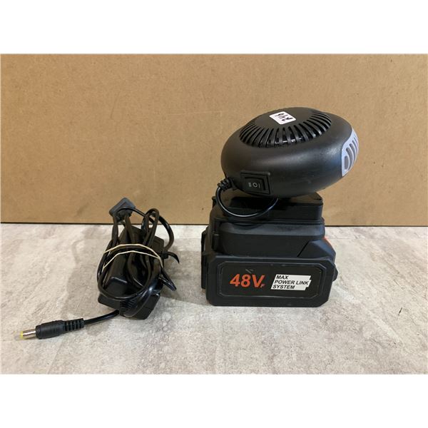 Portable 48V Miniature Heater w/ Charger