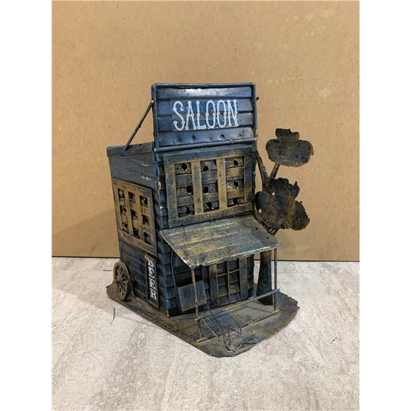 Vintage Metal Abandoned Saloon Decoration