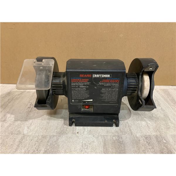 Sears/Craftsman Electronic Variable Speed Bench Grinder