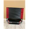 Image 3 : Uline Folding Stadium Chair - Black & Red