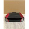 Image 8 : Uline Folding Stadium Chair - Black & Red