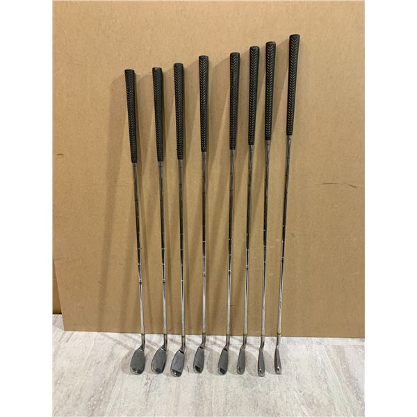 Full Set of Walter Hogen Onyx Golf Irons - 3,4,5,6,7,8,9,PW