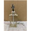 Image 1 : Clear Acrylic Table Lamp - No Shade