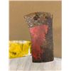 Image 3 : Red and Yellow Fire Axe w/ Fiberglass Handle
