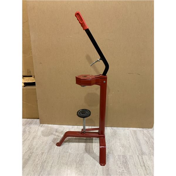 Red Portugeuese-Style Floor Wine Bottle Corker