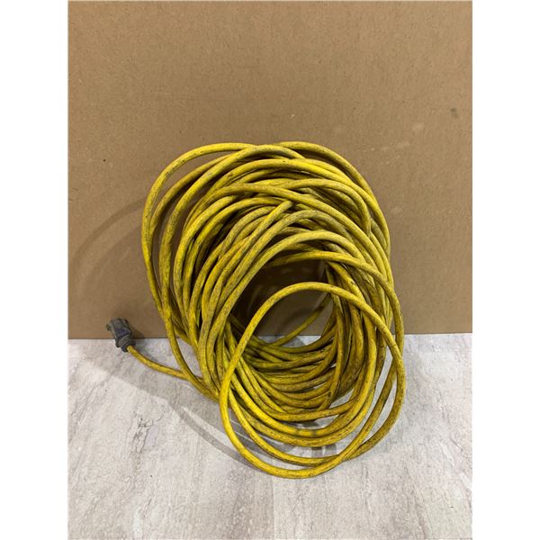 Heavy Duty 75 Foot Yellow Extension Cord