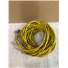 Image 3 : Heavy Duty 75 Foot Yellow Extension Cord