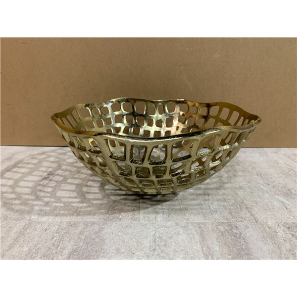 Metal Sierra Lattice Bowl (Aluminum)