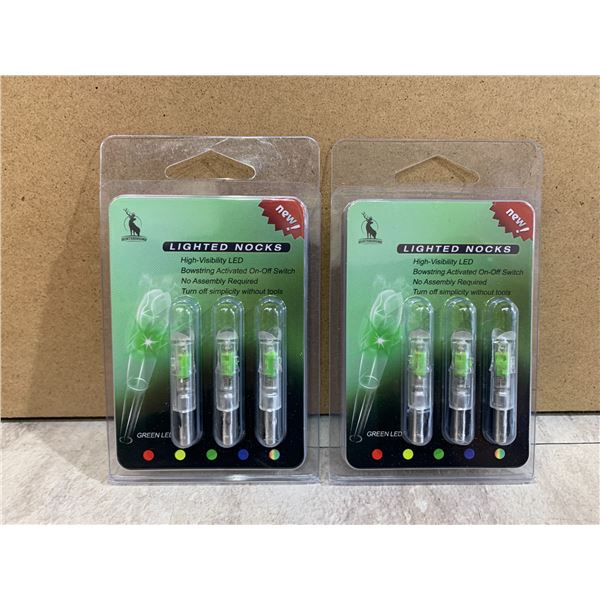 2 Packs of Lighted Nocks for Bow & Arrow