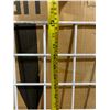 Image 5 : Lot of 4 Metal 6ft x 2ft Gridwalls (3 in x 3 in openings) One gridwall is damaged. See Photos.