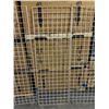 Image 8 : Lot of 4 Metal 6ft x 2ft Gridwalls (3 in x 3 in openings) One gridwall is damaged. See Photos.