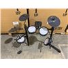 Image 1 : Donner DED Electrim Drum Set w/Module. Left Leg Missing!