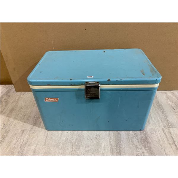 Vintage Light Blue Coleman Cooler