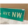 Image 3 : Aluminum 14th Ave NW Street Sign