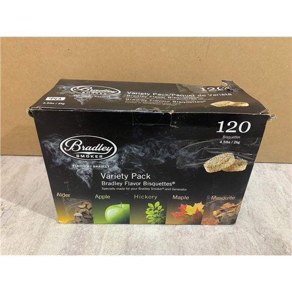 Bradley Smoker Variety Pack - One Package Opened
